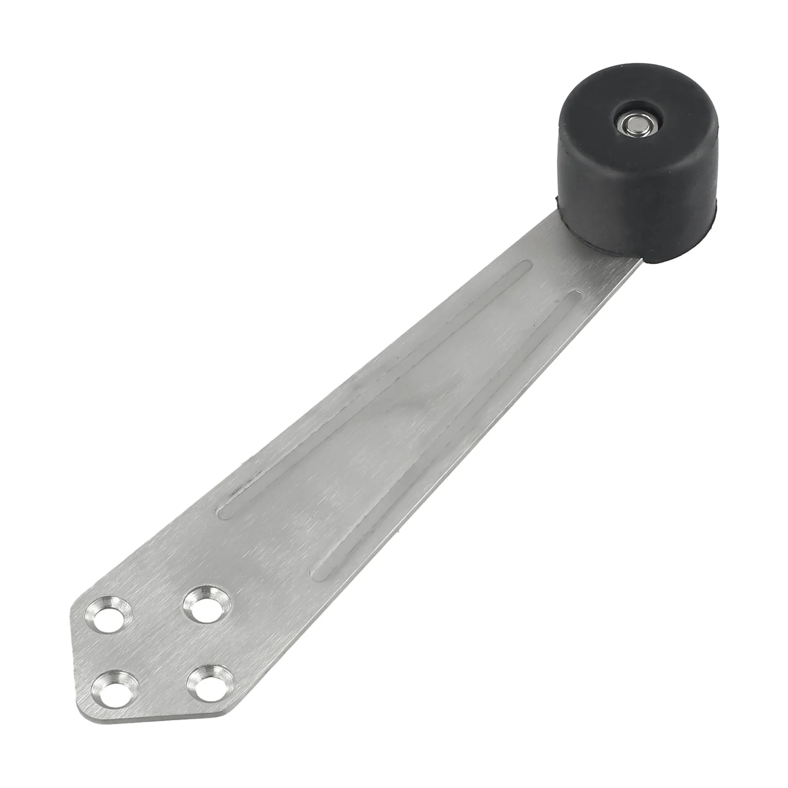 Brand New Door Stop Buffer Mute 90 Degree Limiter Prevent Colliding Wall Silver Stainless Steel 304 Top Stopper