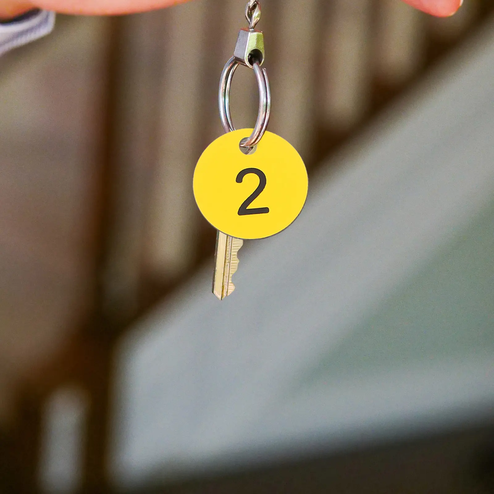 

100pcs Numbered Plastic Labels Round Key Tags For Keys Cards Luggage Organization Identification Discs Handicraft Sewing