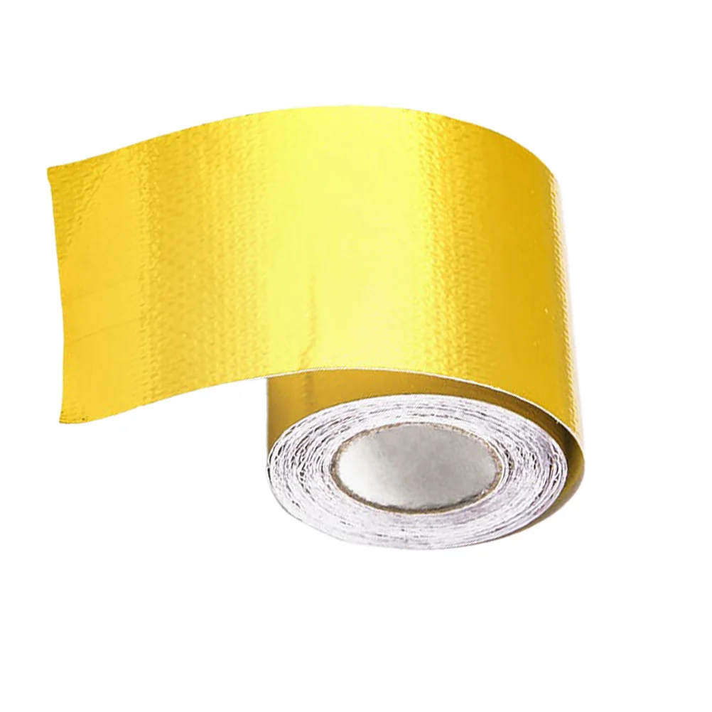 

1000x5x0.1cm Aluminum Foil Tape Heat Resistant Sealing Tape Waterproof Conductive Anti Radiation for Exhaust Pipe Air