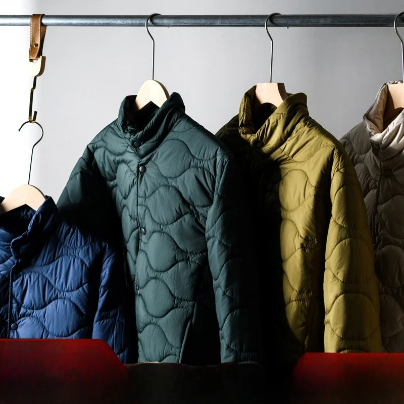 

Faionable Cotton Jaet for Men Casual Stand Collar Inner Lined Cotton Youth Wear Urban Sle Stand Fit Winter Coat