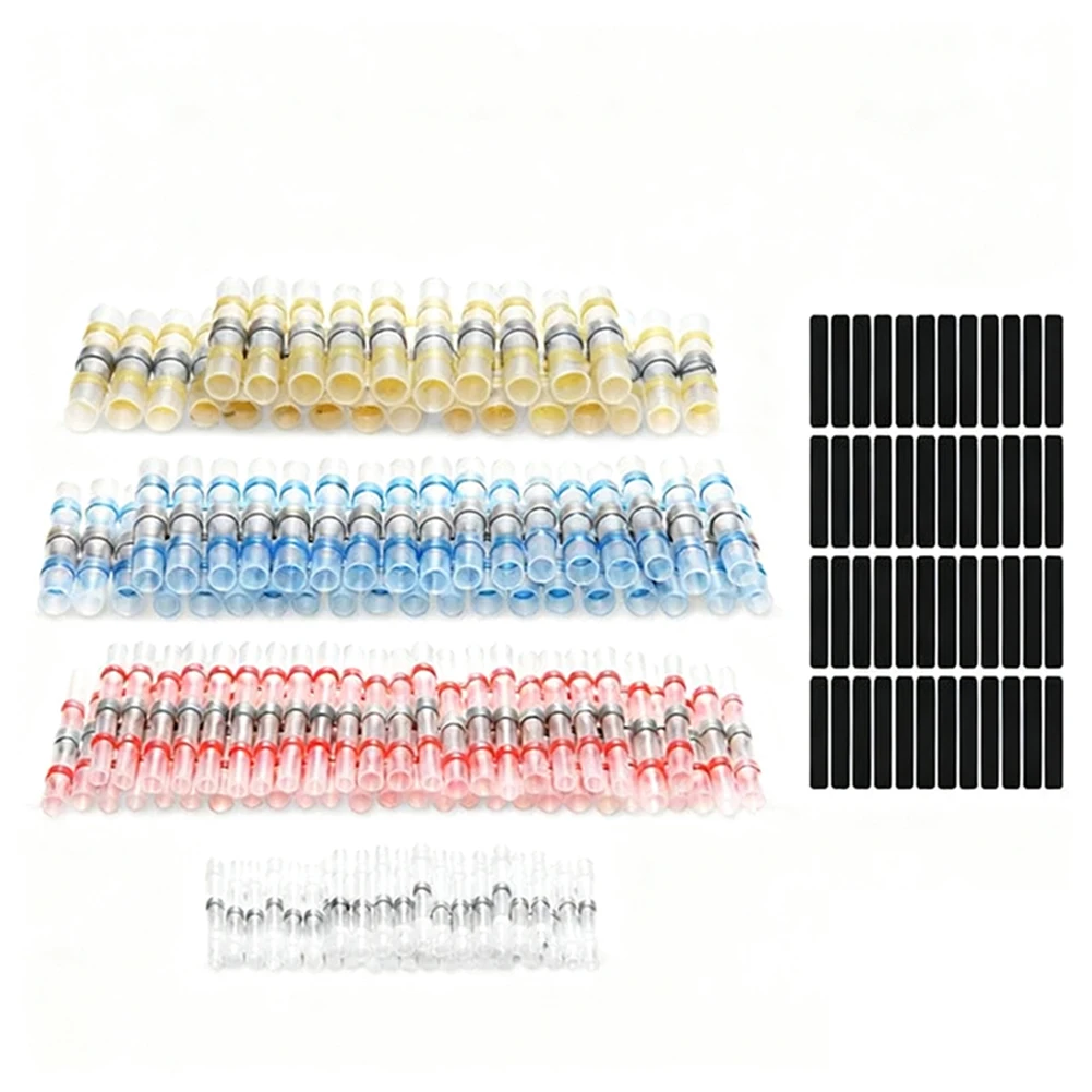 

Heat Shrink Solder Butt Wire Connectors Kit 800PC with Internal Glue Layer for Strong and Waterproof Electrical Connections