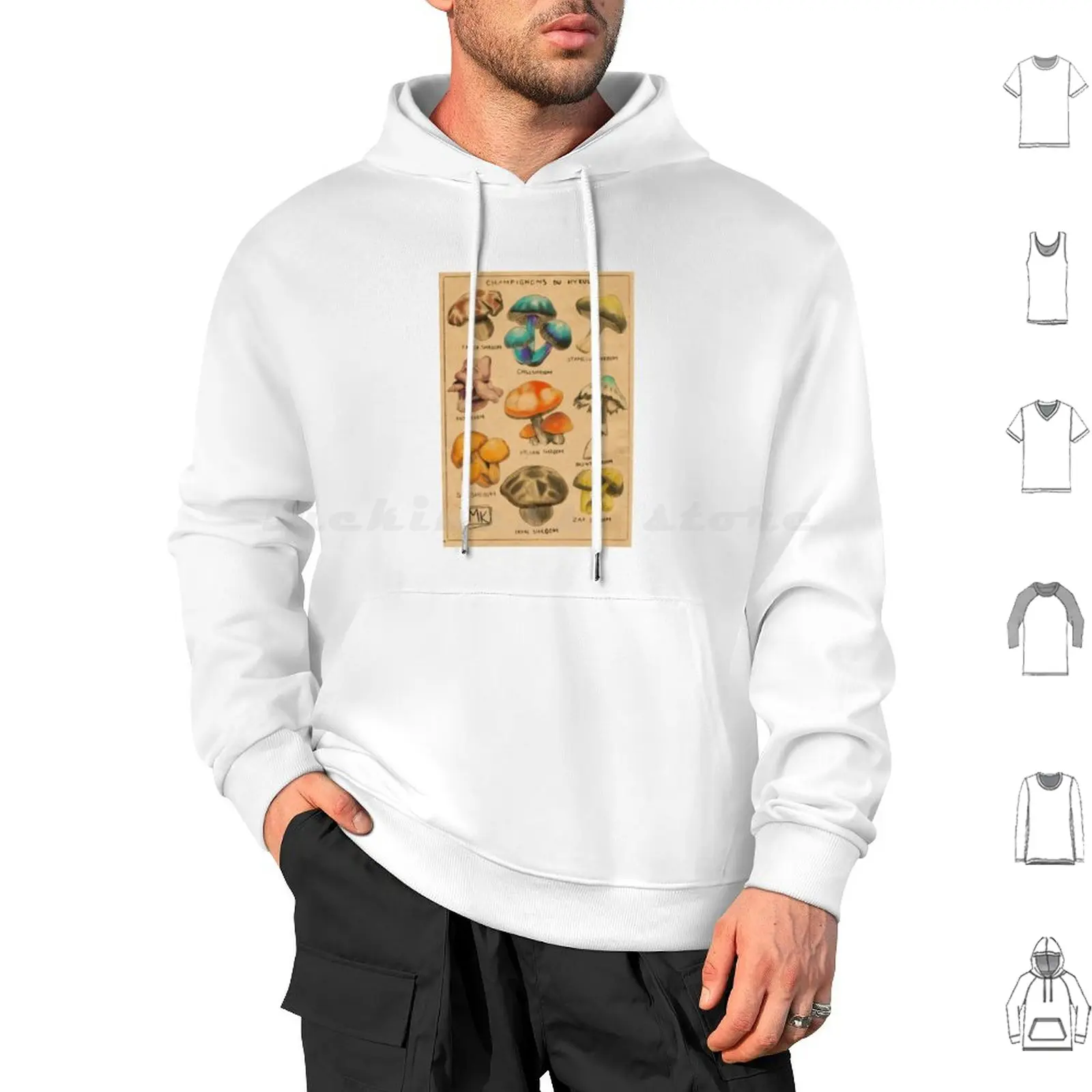 Champignons Of Hyrule Hoodie cotton Long Sleeve Breath Of The Wild Game Cute Hyrule Gaming Triforce Switch Video Game