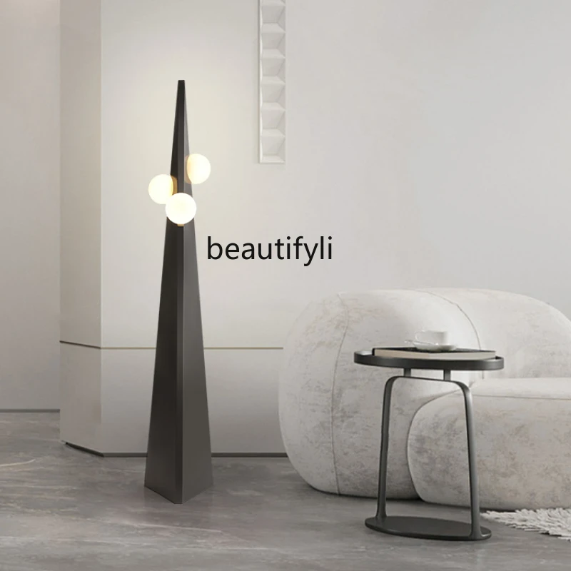 

New Italian Floor Lamp Designer Sales Office Bedroom Study Room Decoration Living Room Vertical Atmosphere Table Lamp