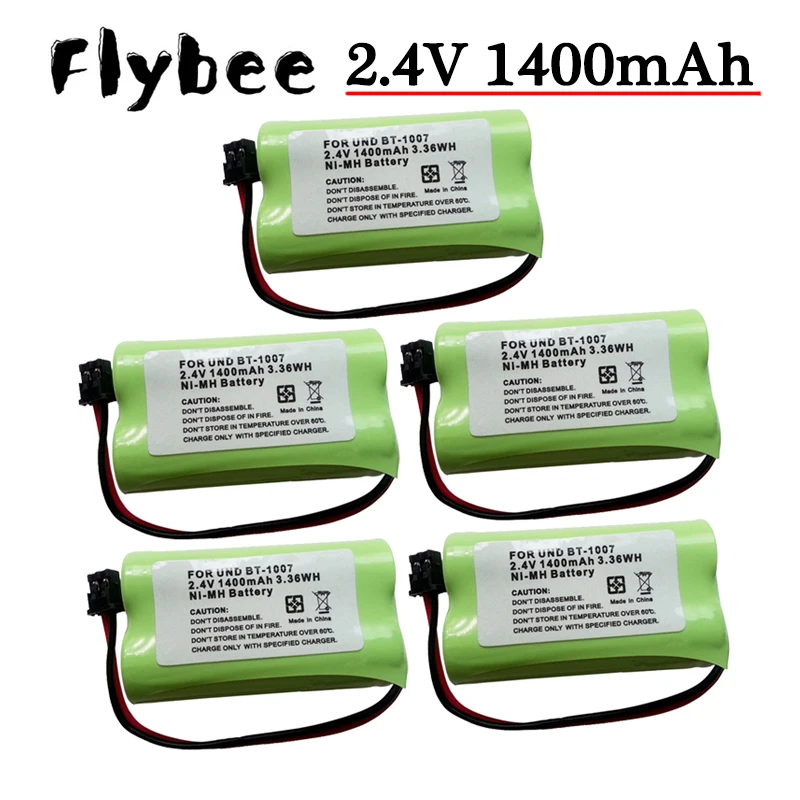 2.4V 1400mAh NiMH akumulator do telefonu bezprzewodowego BT-1007 BT-105 pakiet zamienny BT1015 BT904 DCX150 EXP370 B730 CPH479B