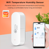 Tuya Smart WiFi Temperature And Humidity Sensor Hygrometer Thermometer Support Alexa Google Home Mobile App Remote Monitor Link