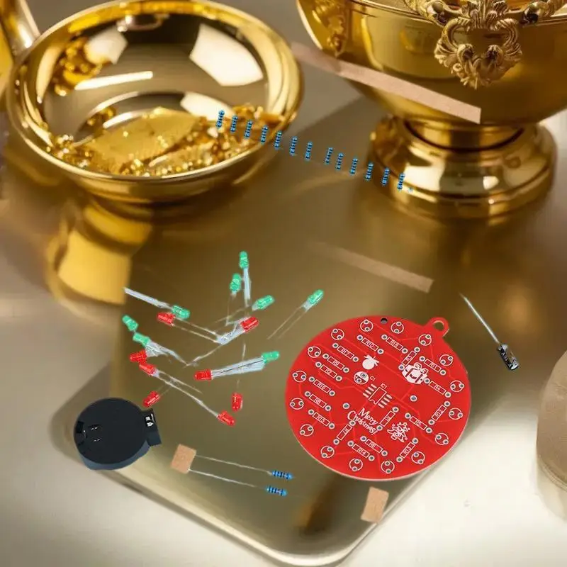 Kit di saldatura modulo timer NE555 – Pratica assemblaggio con LED lampeggianti bicolore - Progettato per compatibilità Arduino