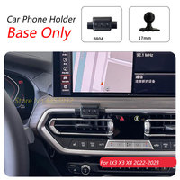 For BMW G01 G02 IX3 X3 X4 2022-2023 Car Phone Holder Special Fixed Bracket Base 17mm Not Blocking Air Outlet Accessories