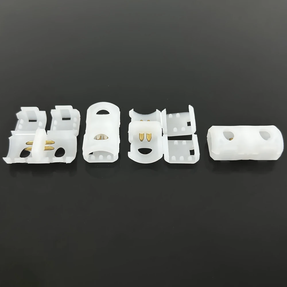 10pcs/bag Welding-free Middle Indirect 220v SMD Cob Connector 5mm 8mm 10mm 2 3 4 pin 220V Led Strip Light Connector