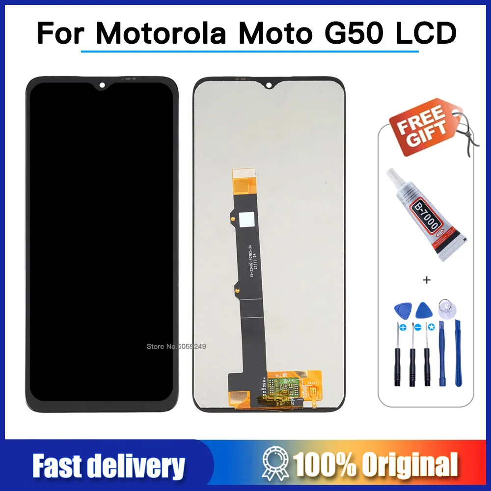 Original LCD For Motorola Moto G50 XT2137-1 XT2137-2 XT2137-2 G50 5G Touch Screen LCD Display Assembly Digitizer Replacement