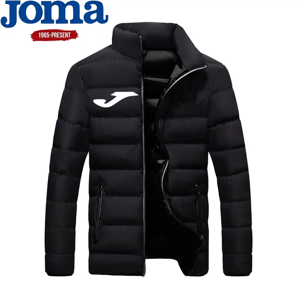 Ropa de algodón para hombre de la marca Joma, chaquetas cálidas con cuellos elevados, son ligeras, cálidas, modernas, informales y de alta calidad.
