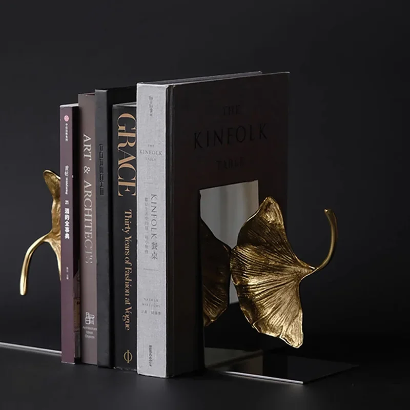 Adorno de árbol de ginkgo de Metal, estante de almacenamiento para habitación modelo de estudio, decoración suave para oficina de ventas