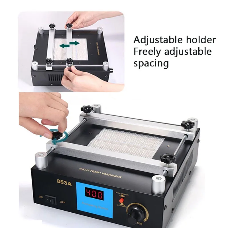 853A Constant Temperature Lead-Free BGA IR Infrared Preheater Digital Display Electronic Hot Plate Preheating Rework Station