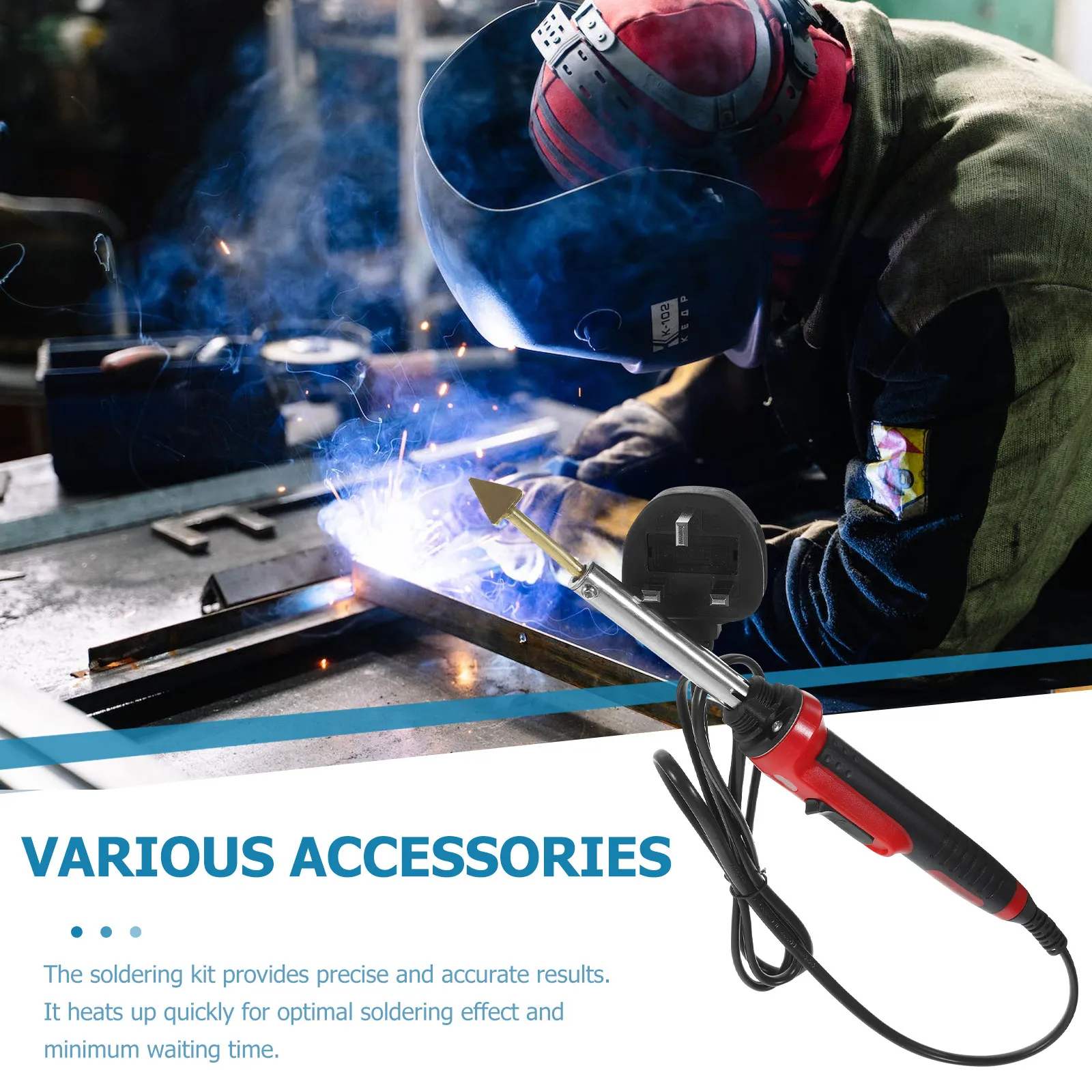 Bumper Repair Soldering Iron Kit Car Plastic Welding Professional Durable Portable Welding Tool High Performance Portable
