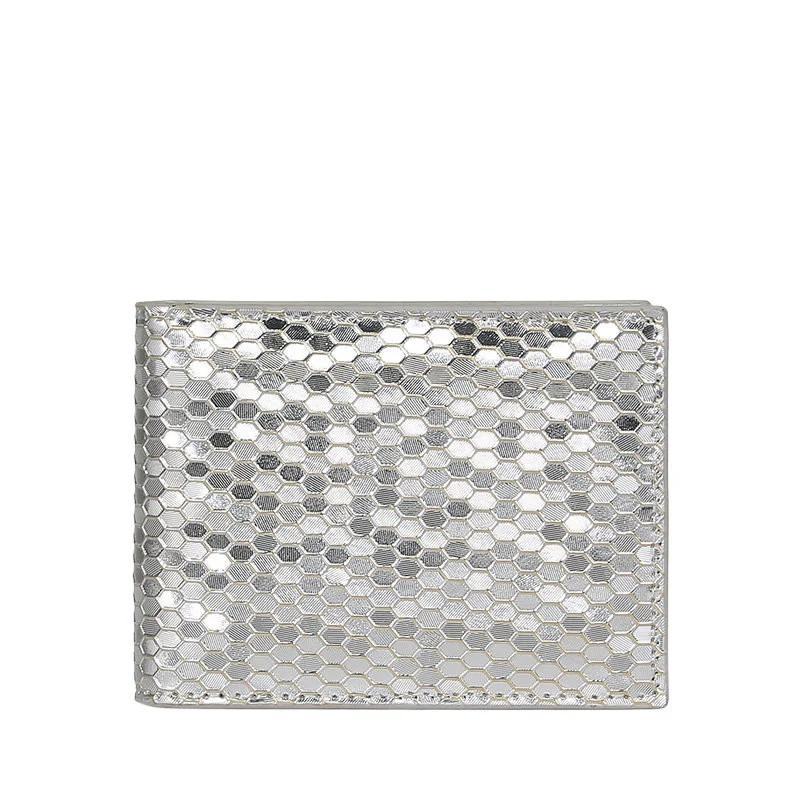 2026 New Fashion Business Women's Wallets Honey Pattern Cow Genuine Leather Short Organizer Wallet Luxury Card Holder Purse