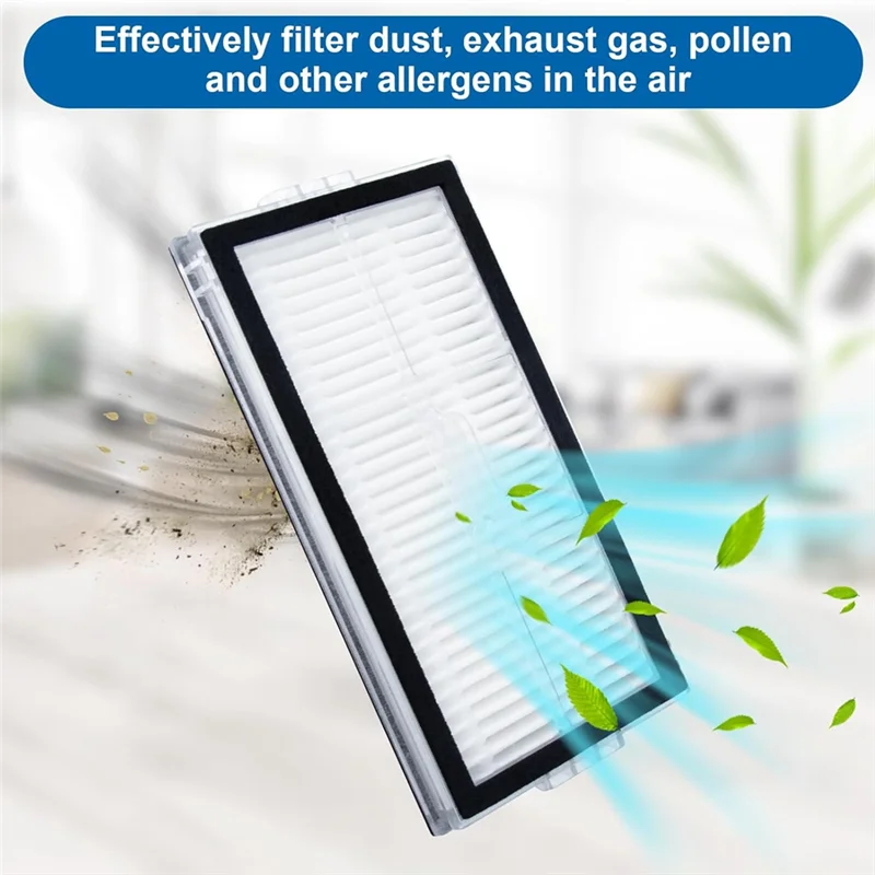 Paquete de BAAN-4 filtros HEPA de repuesto para accesorios de Robot aspirador Roborock Saros 10R