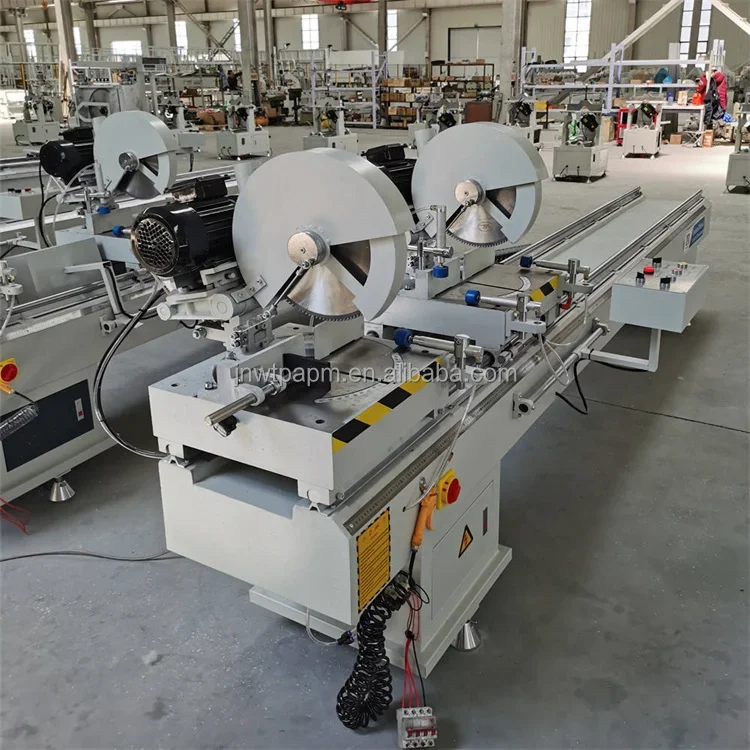 High Provided China PVC aluminum Window Automatic Double Head Cutting Machine blinds Double Heads Saw Miter Saw