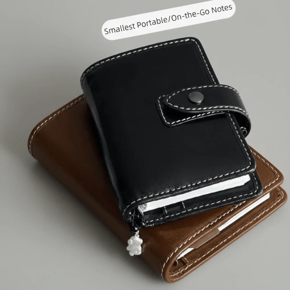 Removable Blank Inner Pages M5 Notebook Shell Loose-leaf Hard Shell Travel Journal DIY Scrapbook Diary Book School Office