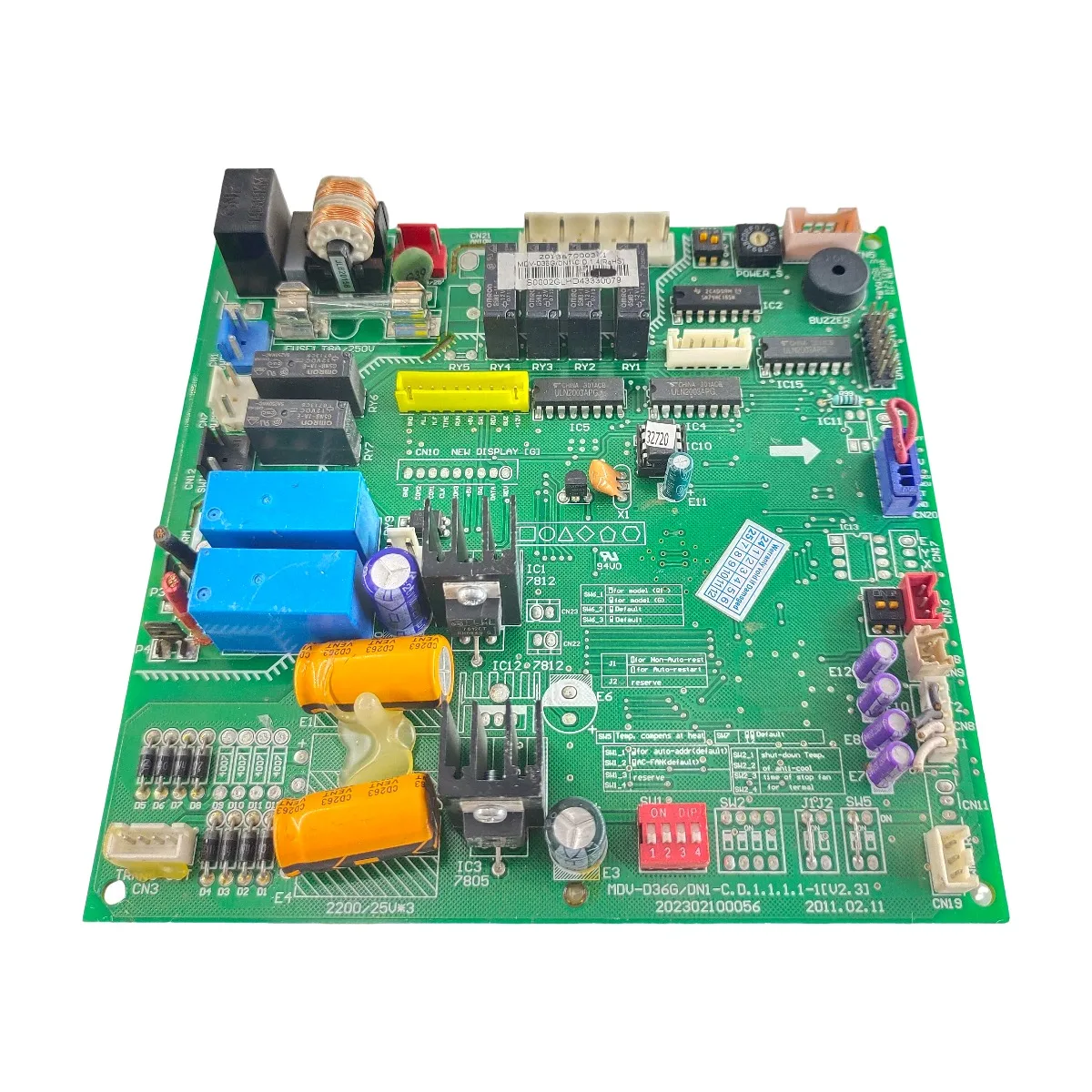 Используется для внутренней материнской платы Midea 202302100056   Компьютерная плата кондиционера MDV-D36GDN1-C.D.11