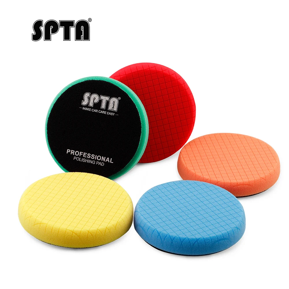 

SPTA 5 "(125 мм)/6" 150 мм) автомобильная полировальная губка Т-образная режущая пенопластовая полировальная подушечка для составления, полировки и вощения