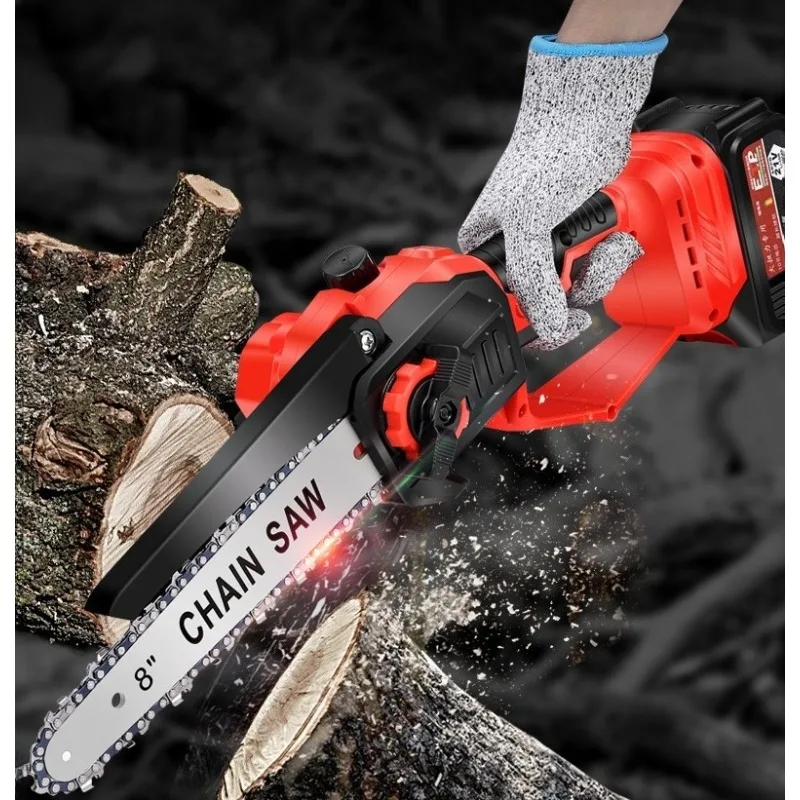 

8 Inch Brushless Motor Chain Saw, Small Home Handheld Saw, Tools for Sawing Outdoor Trees ,Trimming Branch,Courtyard
