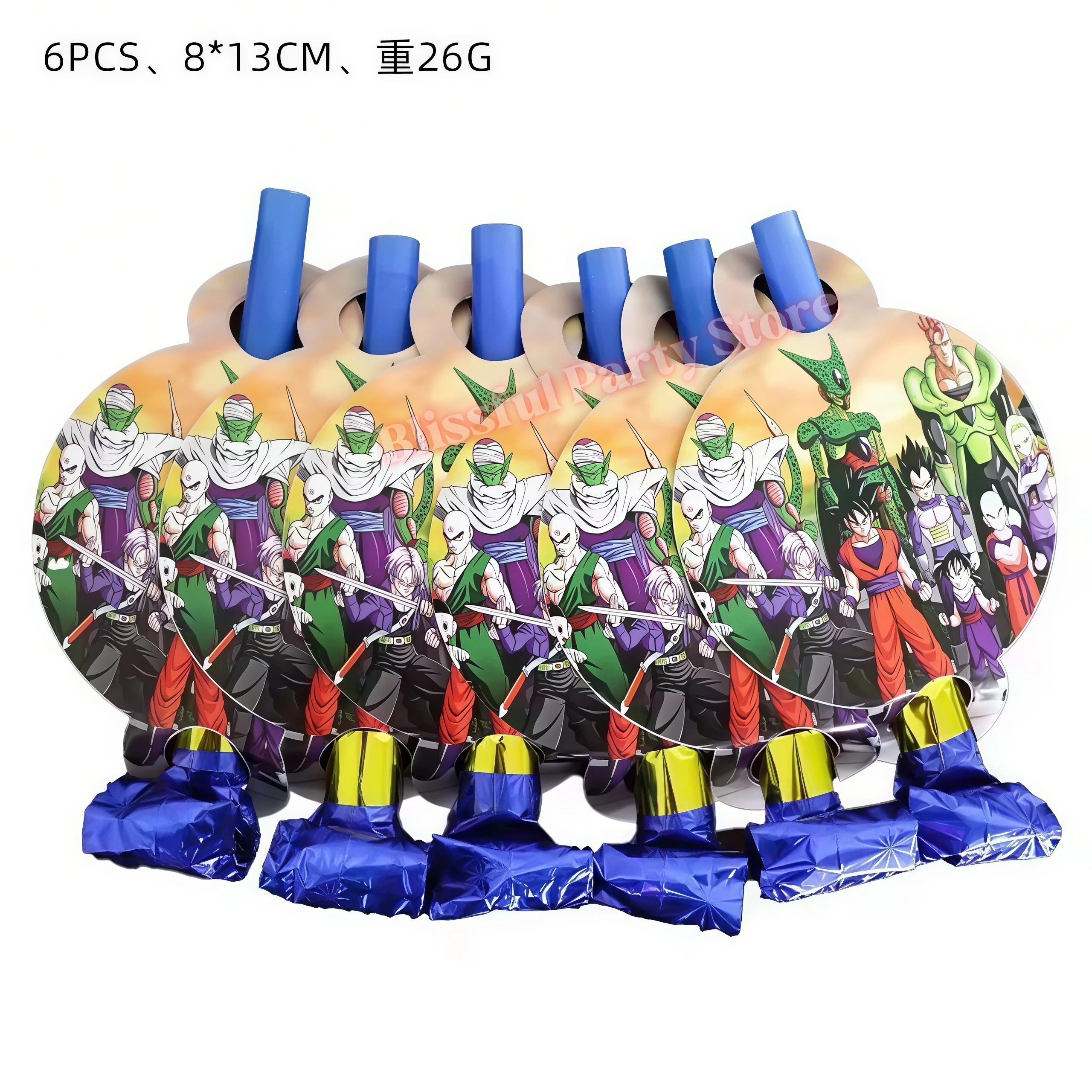 Dragon Ball Themen-Geburtstagsdekoration Partyzubehör Goku Teller Ballons für Kinderparty-Accessoires Babyparty-Gastgeschenke