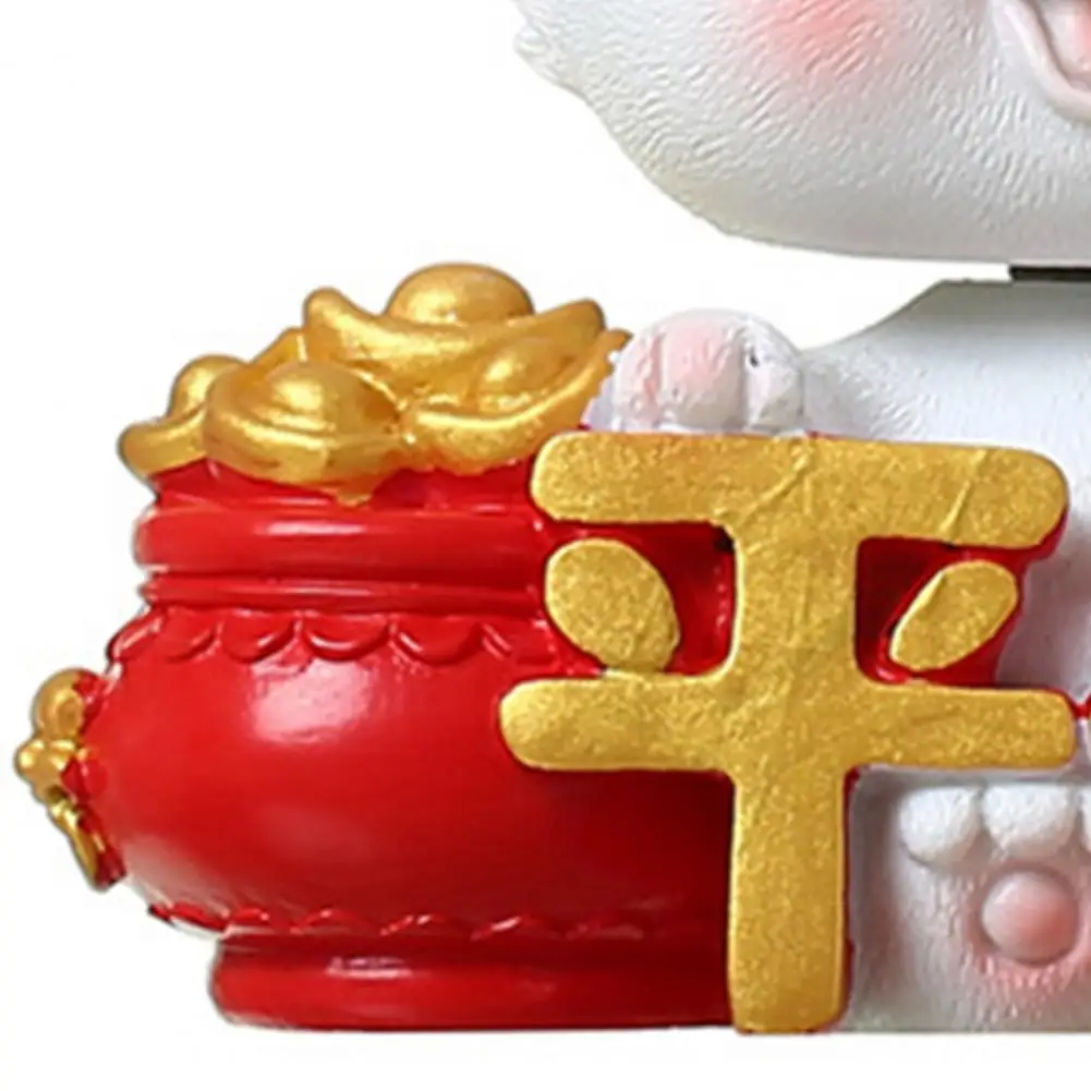 Beeldjes Hoofd Schudden Zegen Auto Konijn Telefoon Rack Dier Thuis Ornament