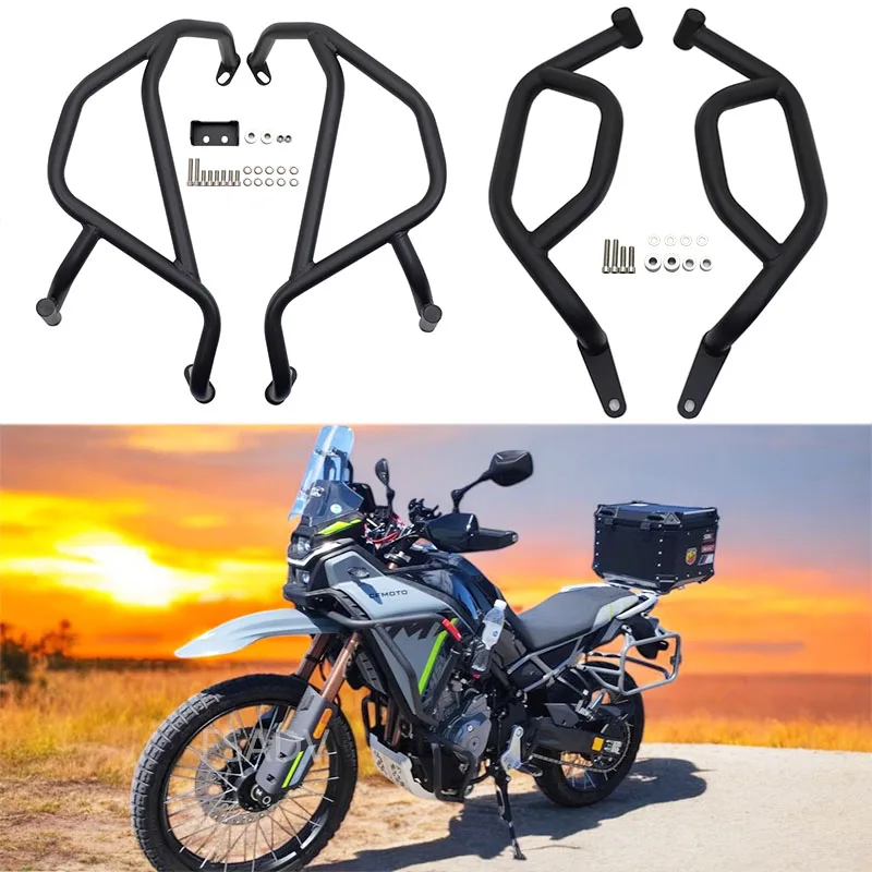 

Fit For CFMOTO 450MT 450 MT 450mt MT450 MT 2024 Motorcycle Engine Guard Highway Crash Bar Frame Protection Bumper Accessories