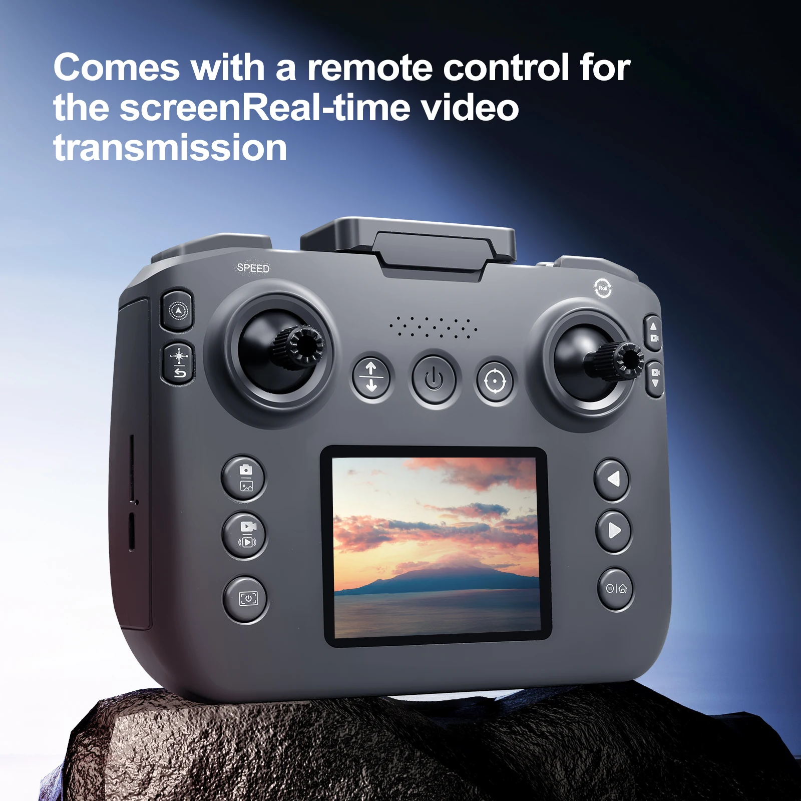 โดรน S181 RC กล้องคู่ HD 8K ควอดคอปเตอร์ ระบบ Optical Flow พร้อมหน้าจอ ไฟส่องสว่าง มอเตอร์ไร้แปรงถ่าน หลบหลีกสิ่งกีดขวาง 360 องศา WIFI FPV ของขวัญคริสต์มาส