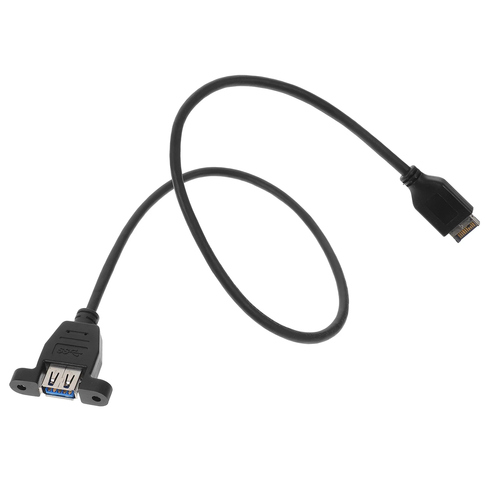 

Usb 0.5M To Usb A 3.0 Panel Mount Adapter Internal Extension Cable For Computer Reliable Transmission Speed