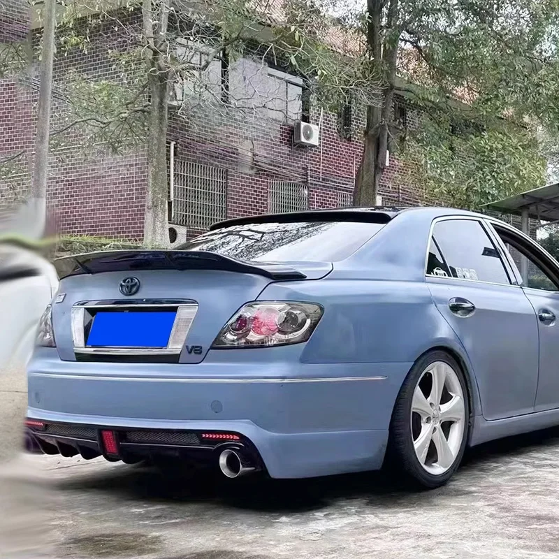 جناح مارك إكس سبويلر لتويوتا ريز ، جناح خلفي ، إكسسوارات ذيل أسود لامع ، من من من من من من إلى من