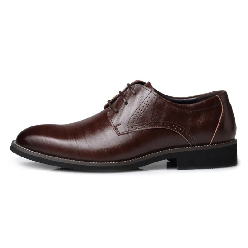 Sapato de couro britânico de luxo masculino, conforto do negócio, vestido retrô do escritório, mocassins, social, masculino