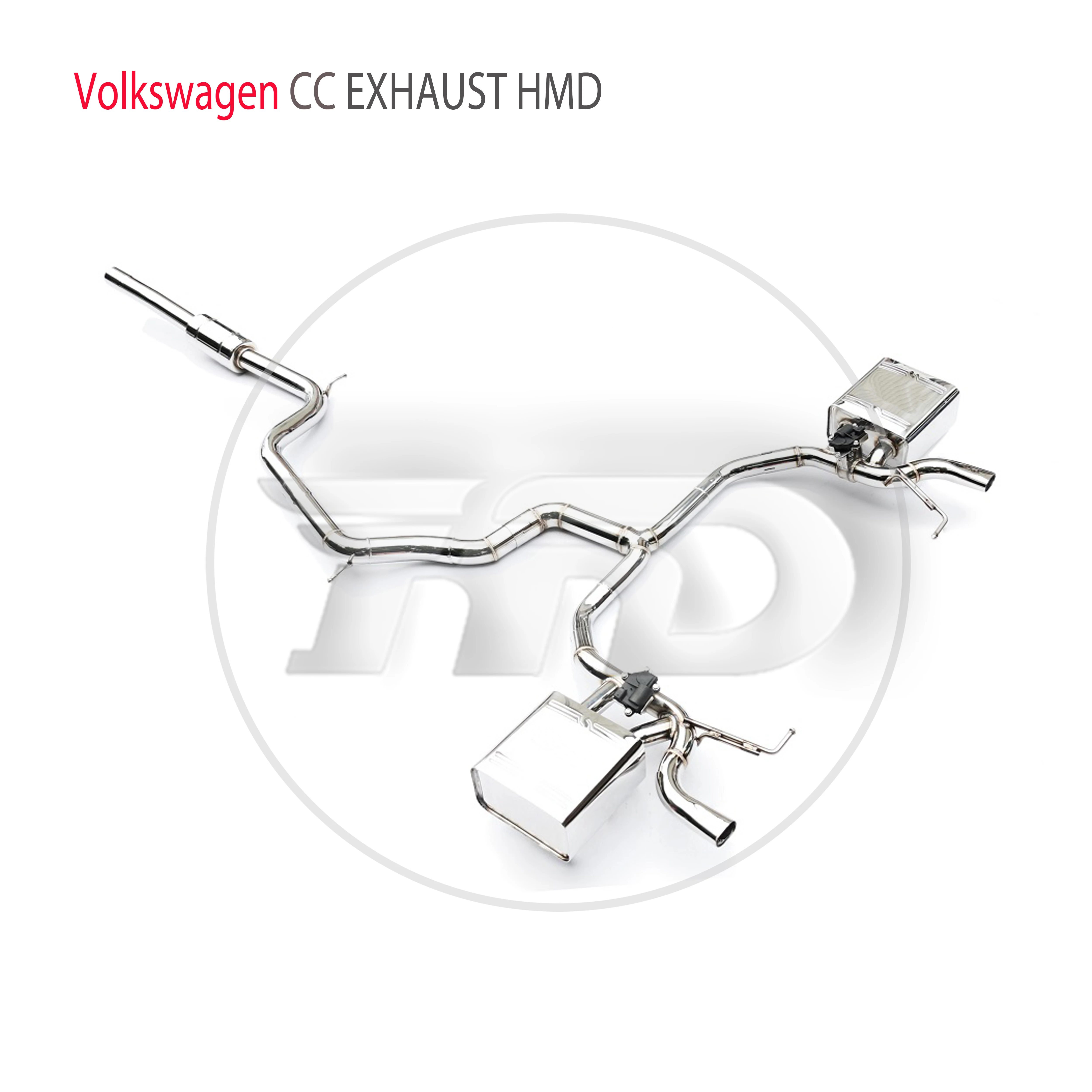 

HMD Stainless Steel Exhaust System Performance Catback is Suitable for Volkswagen CC 2.0T Car Muffler