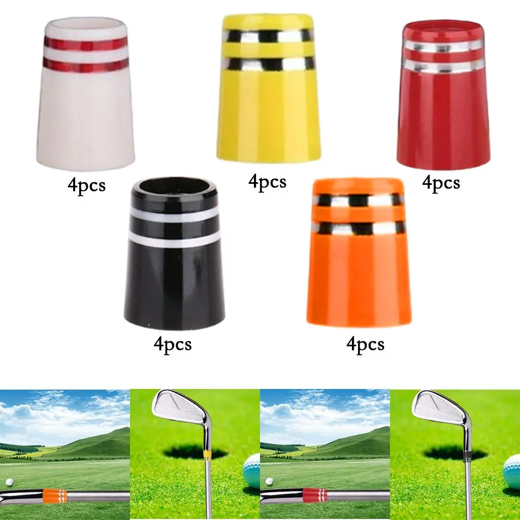 12 Pieces Durable Golf Ferrules for Taper Tip Iron Wedge Cover Size .355