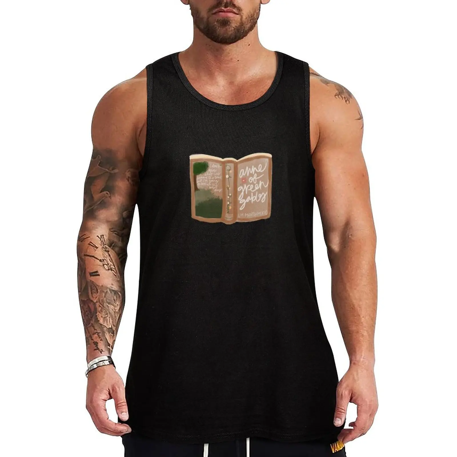 Anne of Green Gables Book Tank Top Plain Basic Tank Top Cotton Soft Sleeveless Tee