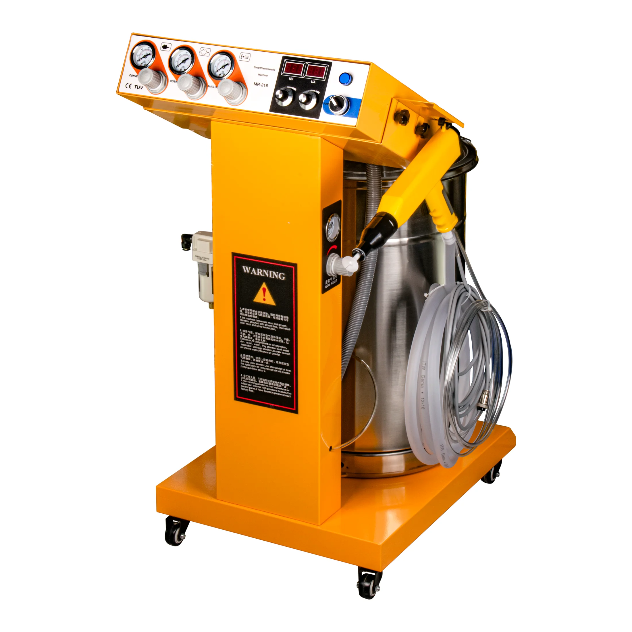 

Portable Powder Coating System for Automotive Rims Iron Including Painting Equipment Curing Oven Spray Booths PLC Pump Engine