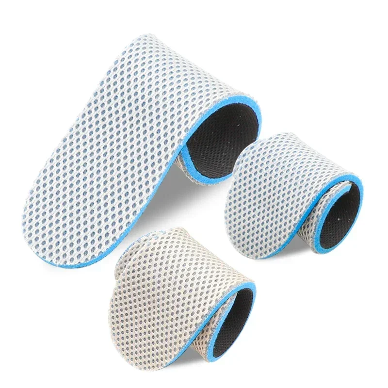 1 Pair Double Sided Breathable Sports Insoles Elastic Comfortable Foot Care Inserts for Men And Women Shoe Accessories Sweat Red