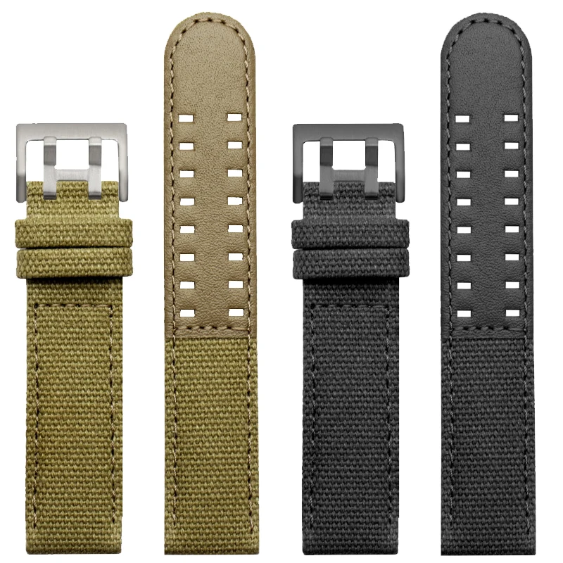 For Hamilton Khaki Field Watch h760250/h77616533/h70605963 H68201993 Watch Strap Genuine Leather Nylon Men Watch Band 20mm 22mm