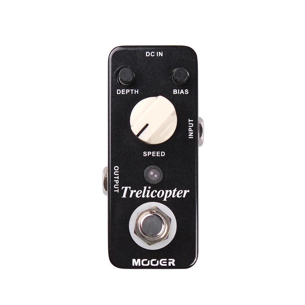 

MOOER Trelicopter Tremolo Guitar Effect Pedal Classic Optical Tremolo Pedal True Bypass Electric Guitar Parts & Accessories