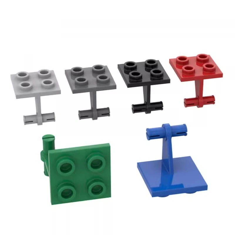 Building Blocks 2x2 with Double-side Wheel Bolts Aircraft Landing Gear Small Particle Parts MOC 2205 Compatible with LEGO 4870