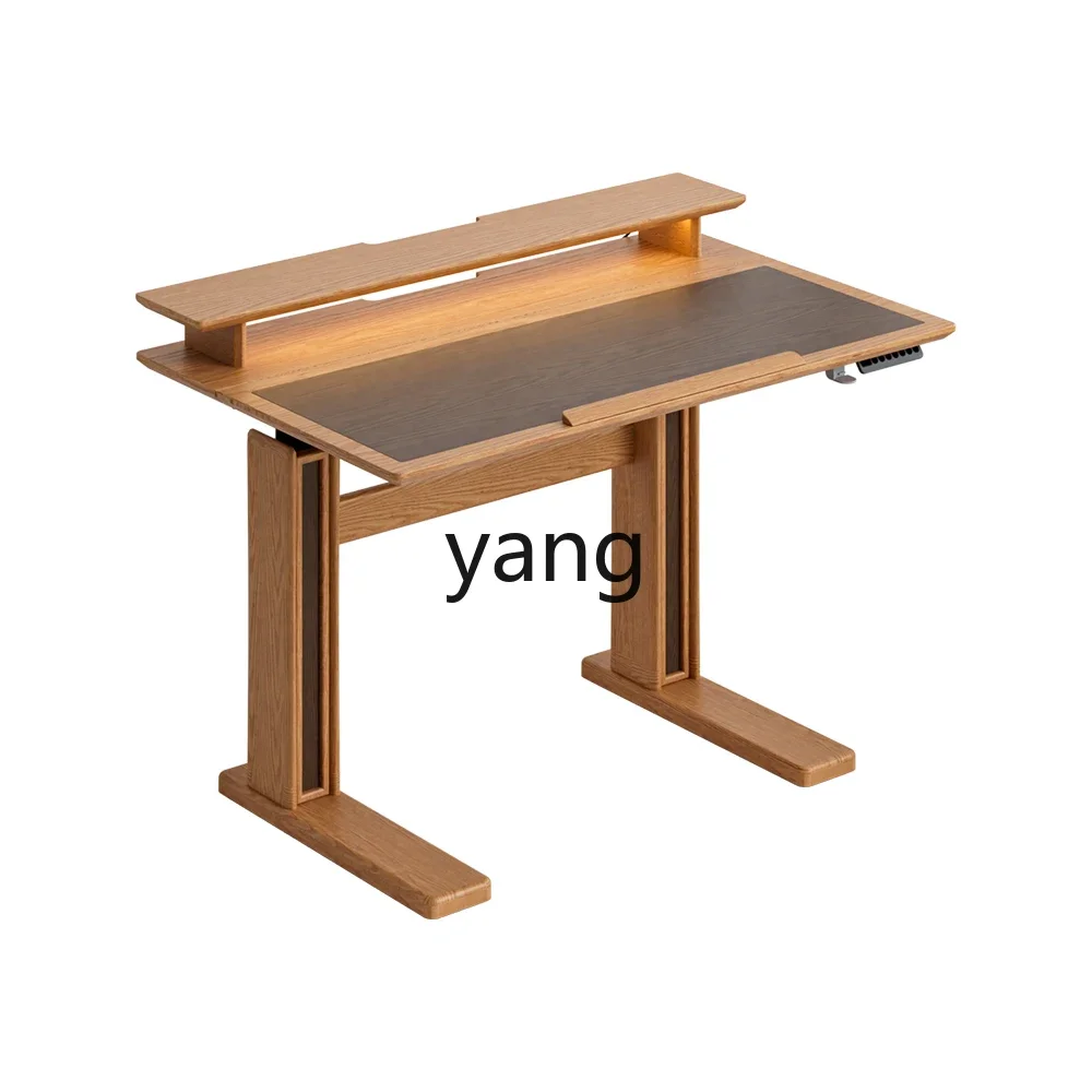 

XYY solid wood electric lifting table study bedroom adjustable e-sports computer desk
