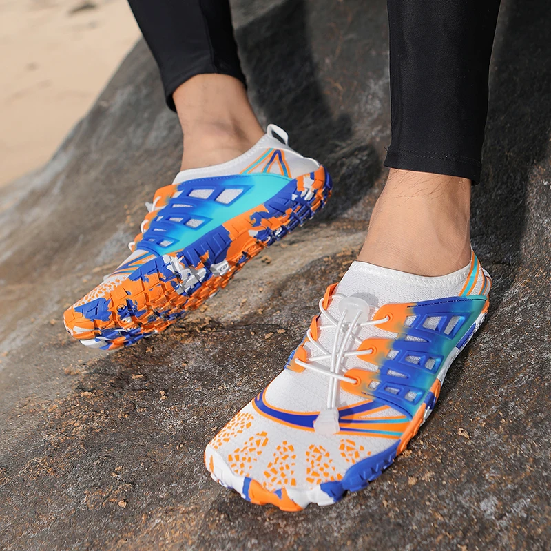 Buty do wody Aqua Shoes Barefoot Beach dla dorosłych, do ćwiczeń na siłowni, treningu na świeżym powietrzu, unisex, szybkoschnące, oddychające sneakersy do pływania, nowe.
