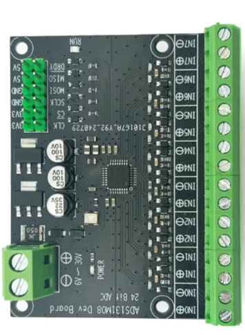 For 24-Bit High-Precision ADC Module for ADS131M08, 8-Channel Differential Input Data Acquisition System