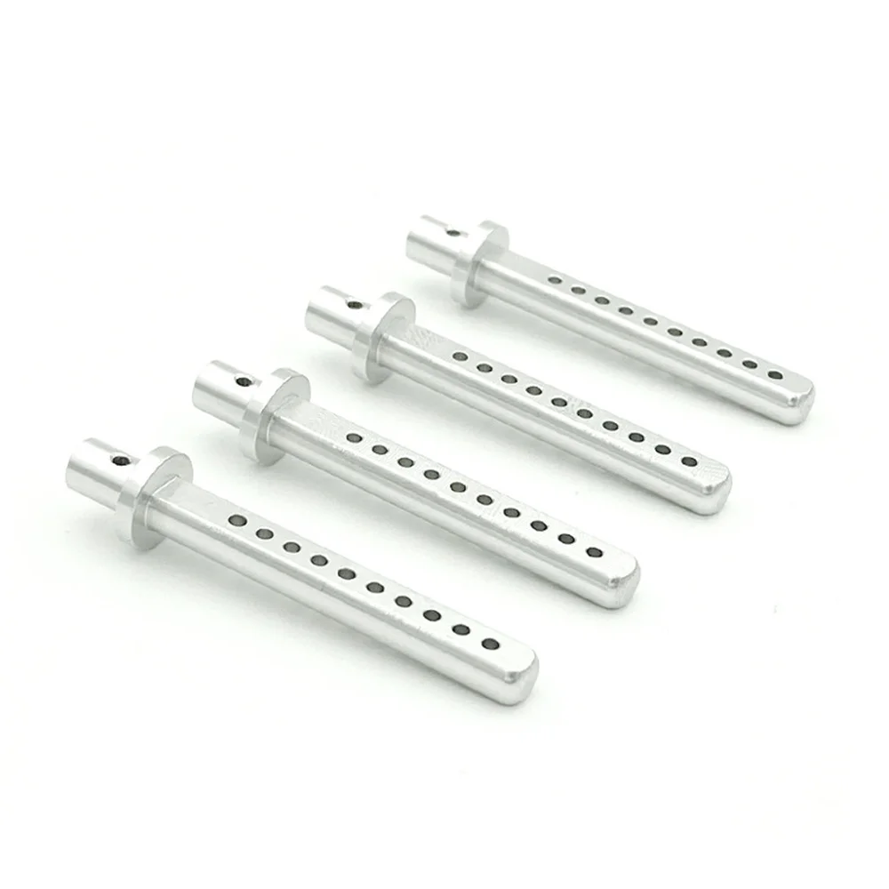 1/10 RC Crawler Car Axial SCX10 90021 90022 90028 parti di aggiornamento 4 pezzi RC Car Shell Column Mounts Metal Body Shell Post Holder