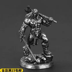 Metal Action Figures Desktop Miniature Accessories Craft Arthurian War Army Series Model Toys Board Game Chess Pieces Decoration