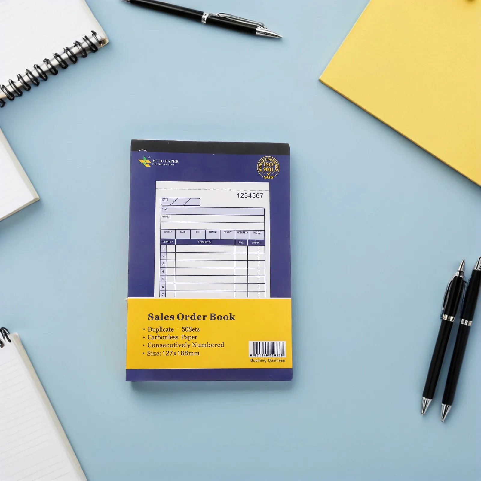 set-di-5-libretti-per-ricevute-aziendali-libro-fatture-in-2-copie-per-monitoraggio-ordini-di-vendita-gestione-ordini-d'acquisto-registrazione-finanziaria