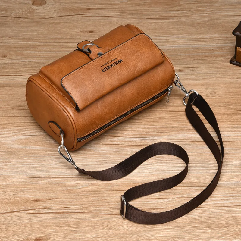 

New Weixier Shoulder Men's Crossbody Bags with High-end Feel Large Capacity Commuting Waterproof For Phone Wallet Key Storage