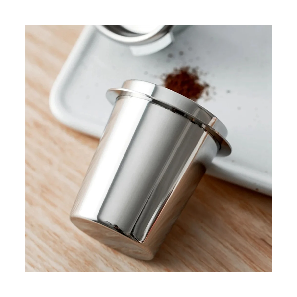 Taza de dosis de café de 51Mm para máquina de café expreso, taza de dosis de café de acero inoxidable resistente, accesorios para juego de café