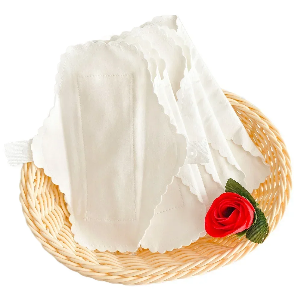 3Pcs Wasserdichte Slipeinlage Feminine Dünne Wiederverwendbare Sanitär Pads Zeitraum Höschen Auslaufsicher Baumwolle Pad Waschbar Hygiene Liefert – Detail 10