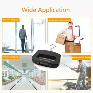 Digitale elektronische Gepäckskala mit Hintergrundbeleuchtung, tragbarem Koffer, Reisen wiegt, hängende Skalen, 50 kg, 10g 8 Hauptverkäufe Hängeskala - №8