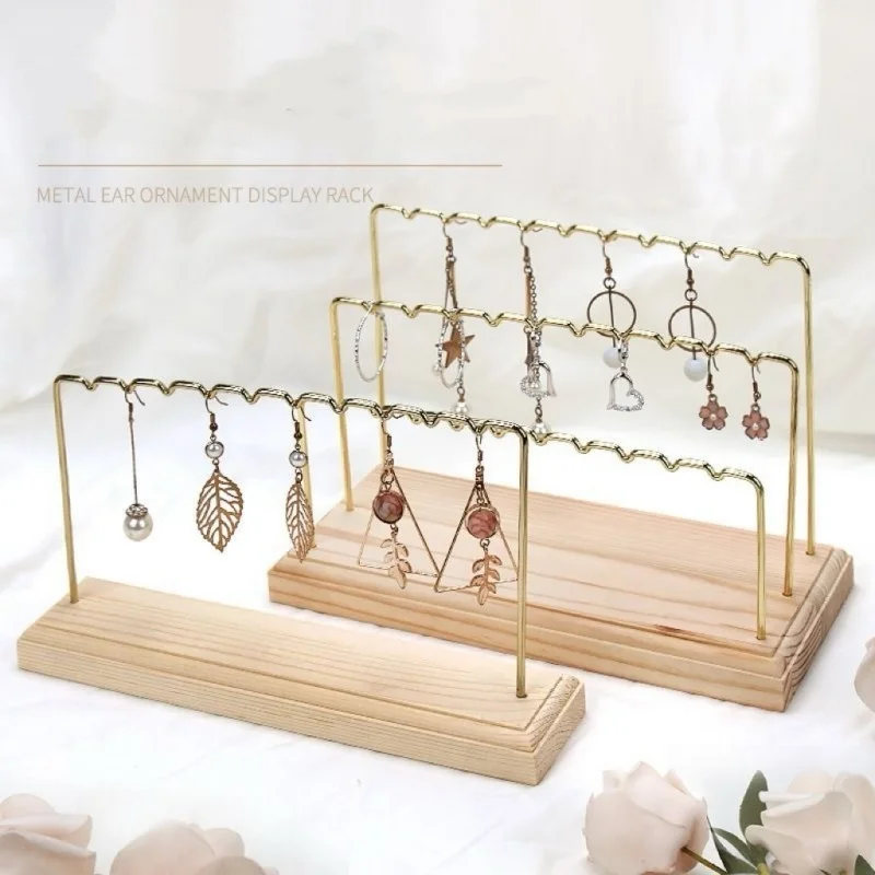 القرط قلادة حلقة سوار حامل مجوهرات عرض المجوهرات المنظم أصحاب رفوف تخزين معدنية